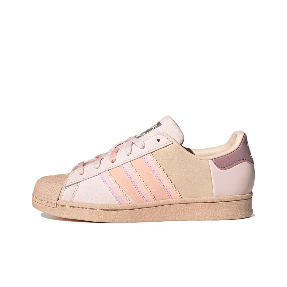 Adidas Originals Superstar Series Low Топ Скейтборд Кроссовки Женские Розовые