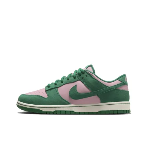 NIKE Dunk Кроссовки для скейтбординга Низкие Зеленые Розовые Унисекс