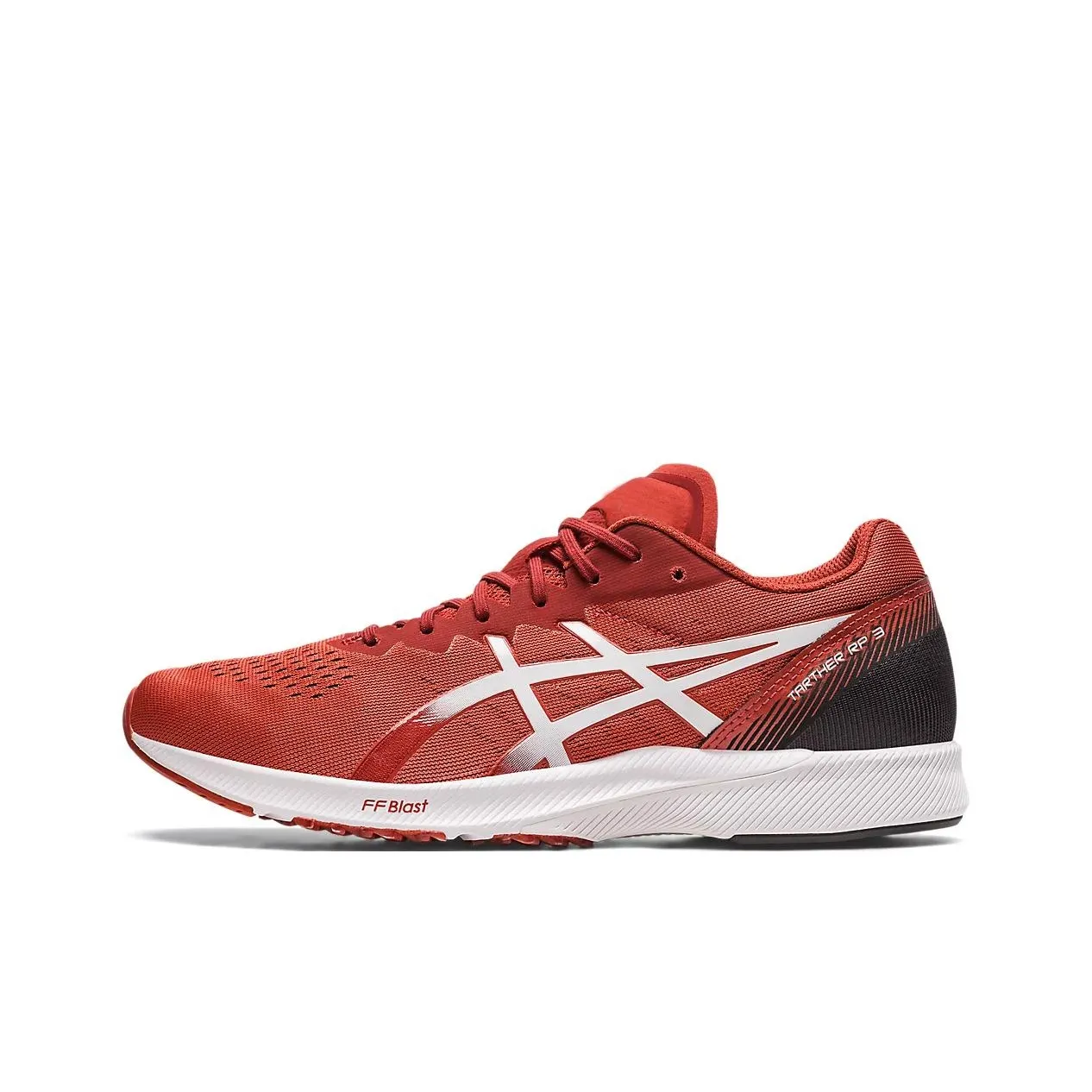 Asics Tarther Rp 3 Устойчивый к истиранию Дышащий Низкий Топ Резиновый EVA Марафон Беговые кроссовки Мужские Красный Черный