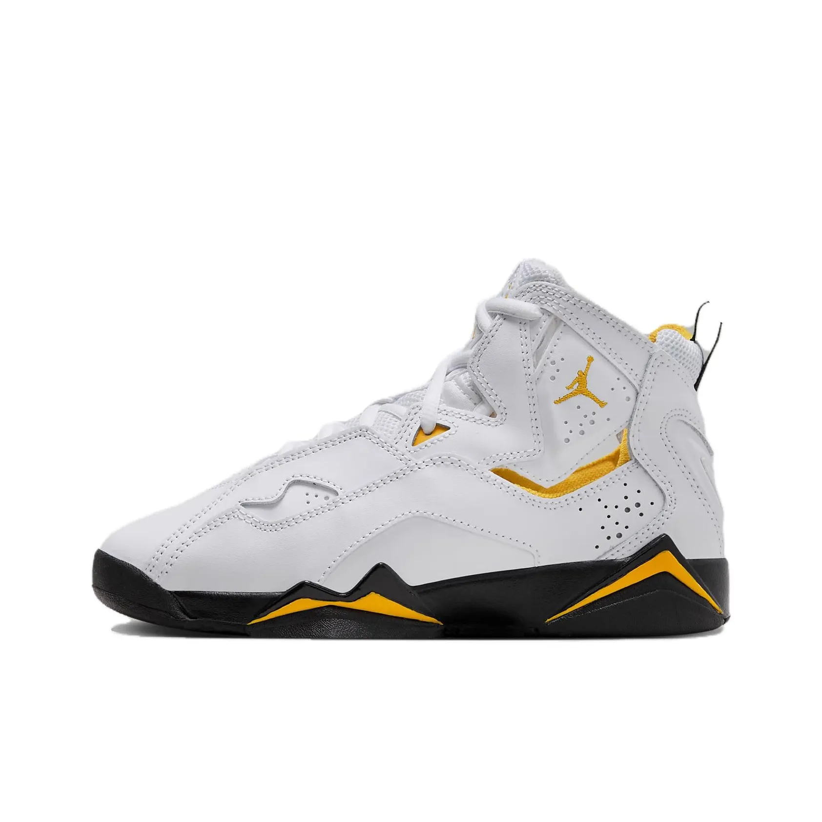 Air Jordan True Flight 'White Yellow Ochre' Gs