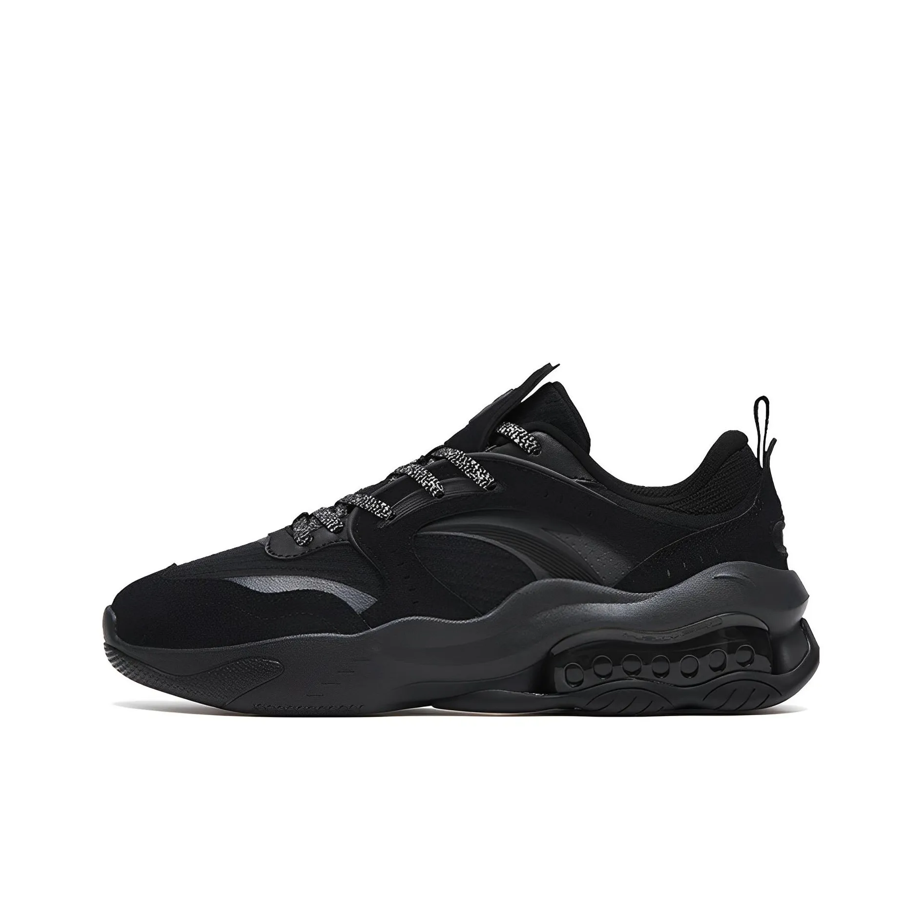 Anta Kaiyuan 982 Slip Resistant, Abrasion Resistant Cushioning Low Top Sports Casual Shoes Women's Black