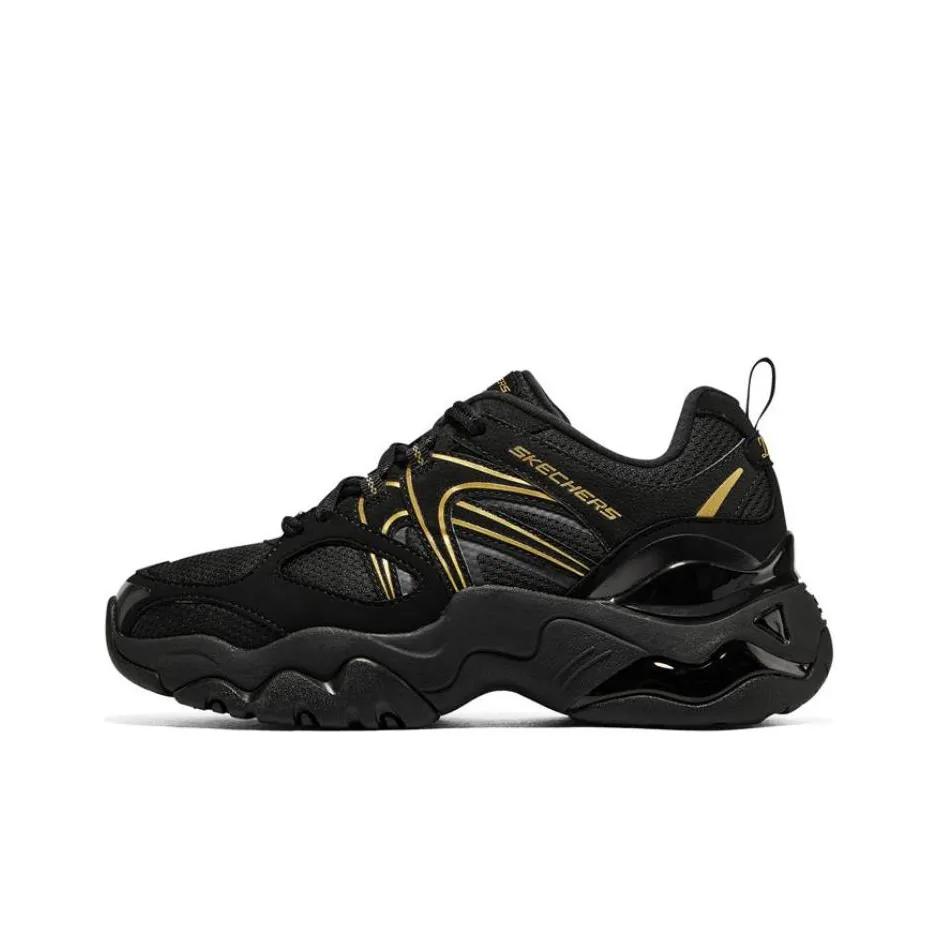Skechers DLites 3.0 Air Sneakers 'Black Gold' Women's
