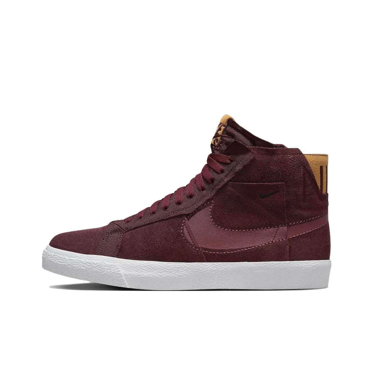 Nike Zoom Blazer Mid Premium Sb 'Maroon Patchwork'