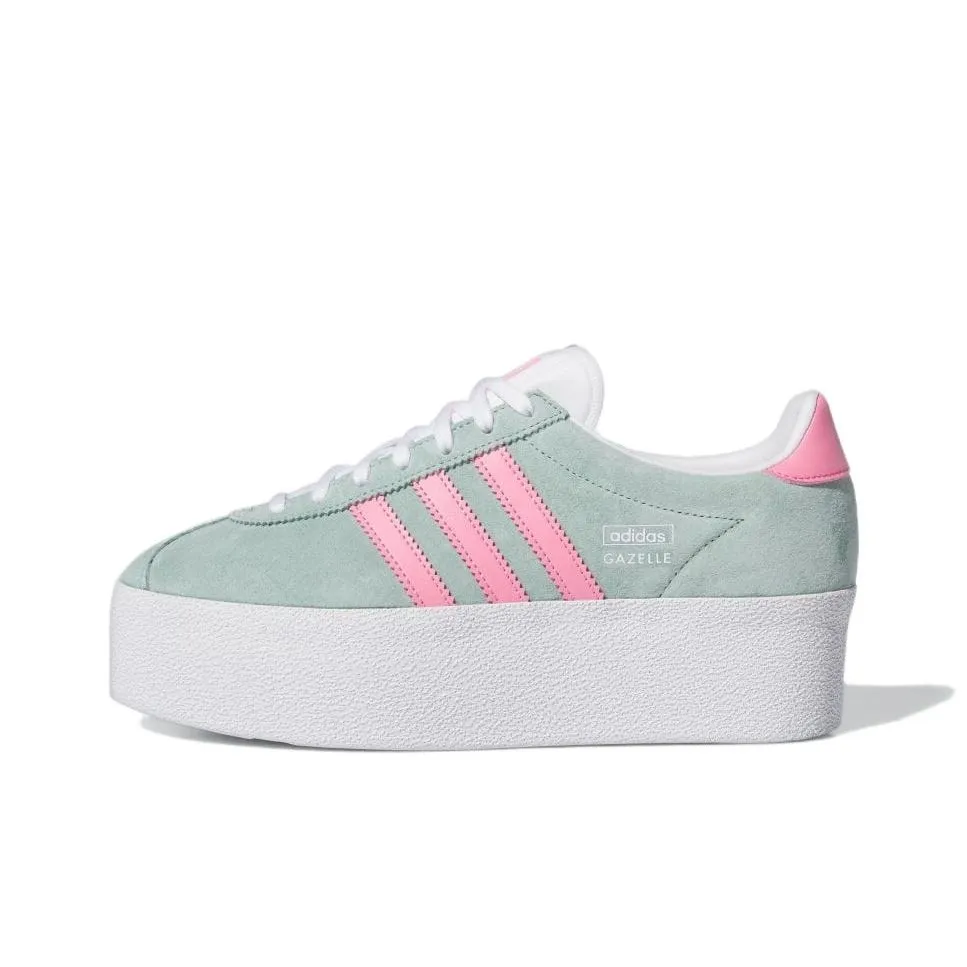 Adidas Gazelle Up Hazy Green Bliss Pink Women's