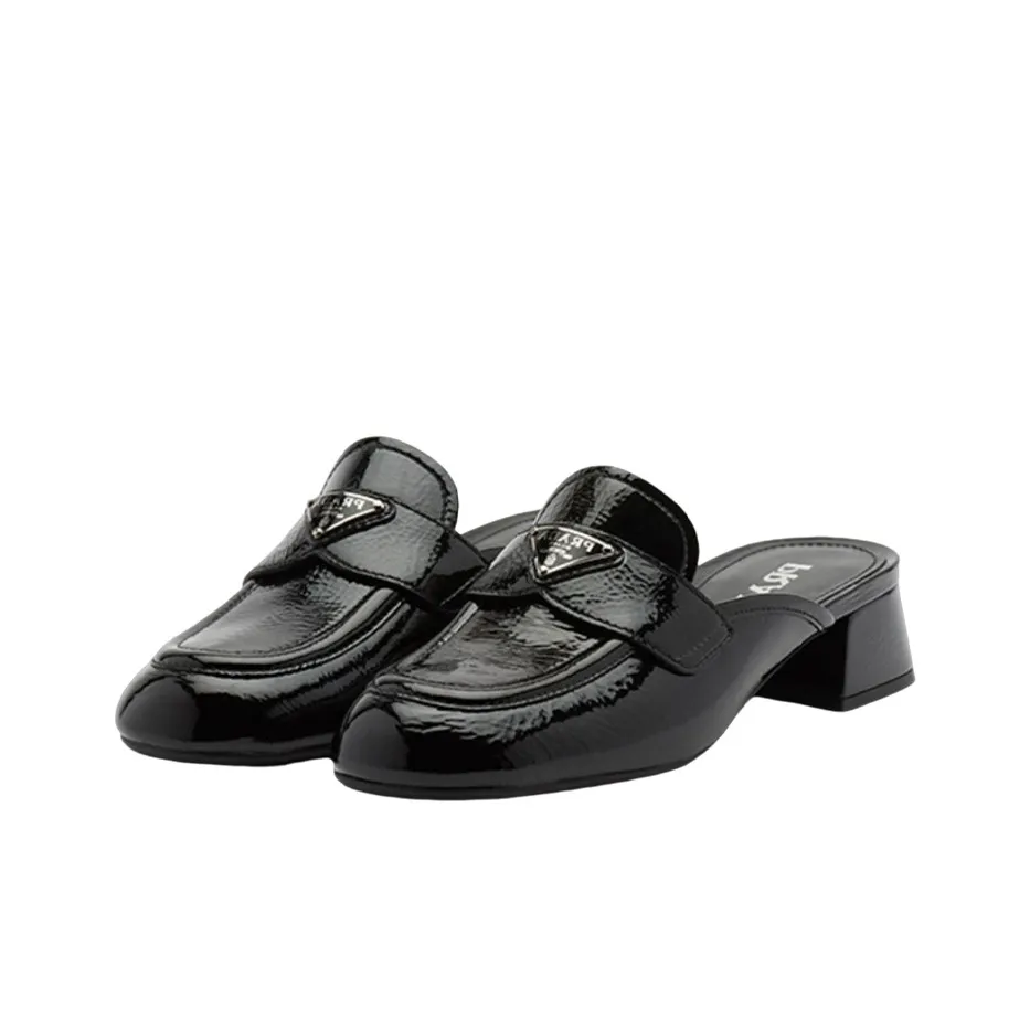 PRADA Mocassini Stylish Sandal Women's Black