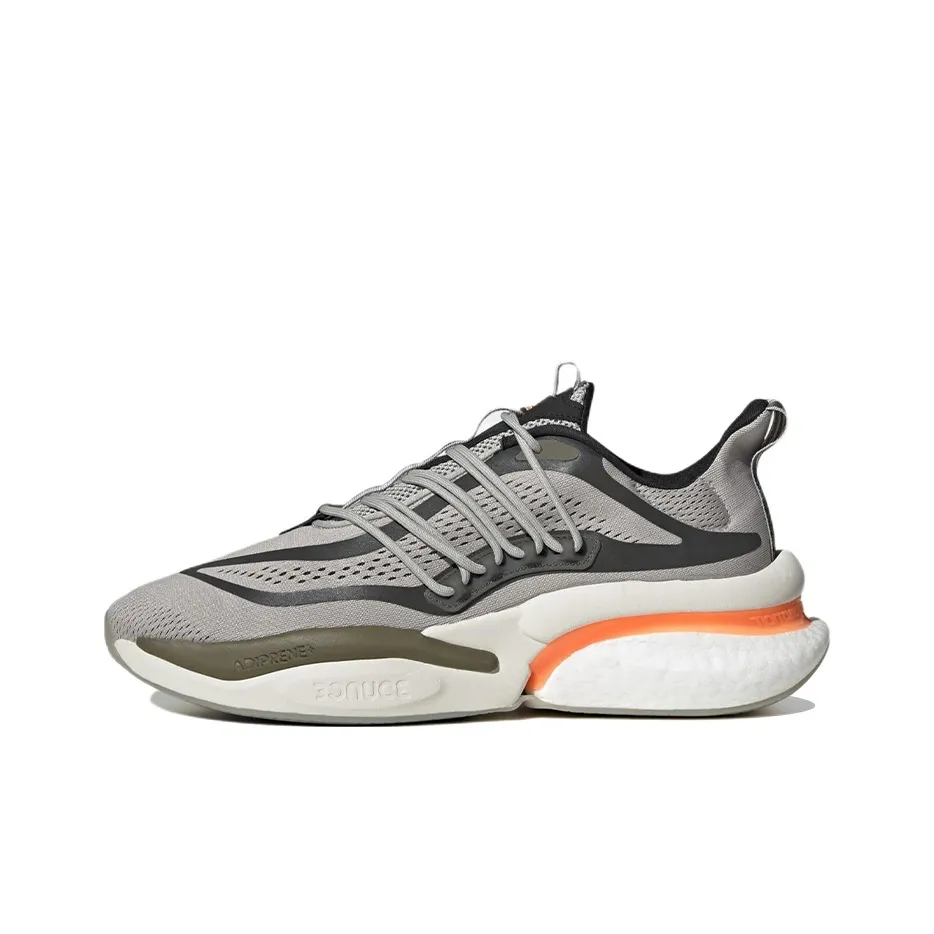 Adidas Alphaboost V1 Shoes 'Metal Grey / Screaming Orange'
