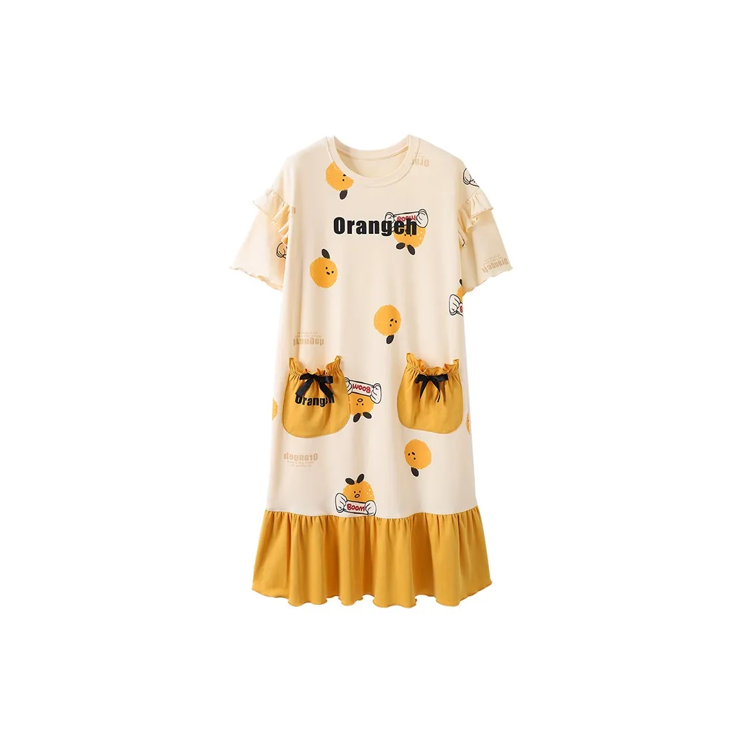 MADALLO Ночная сорочка Женская Подсолнух