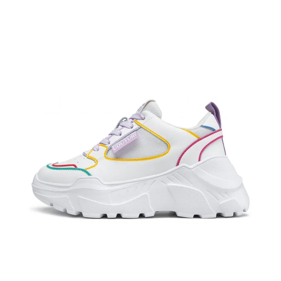 VERSACE JEANS Versace Low Top Sports Casual Shoes Women's White