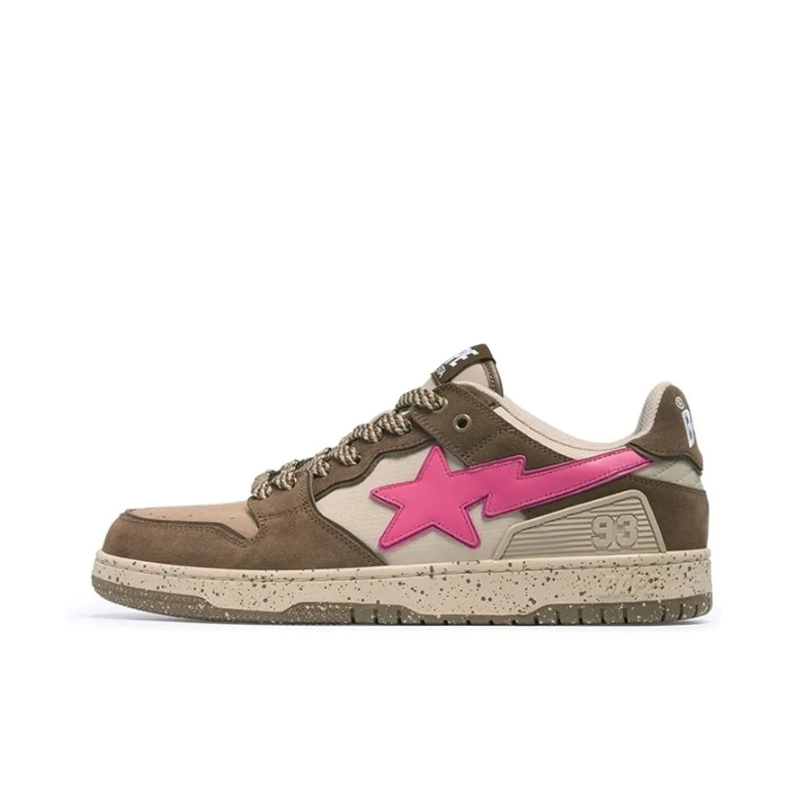 BAPE A BATHING APE Bape SK8 Sta #6 Brown Pink