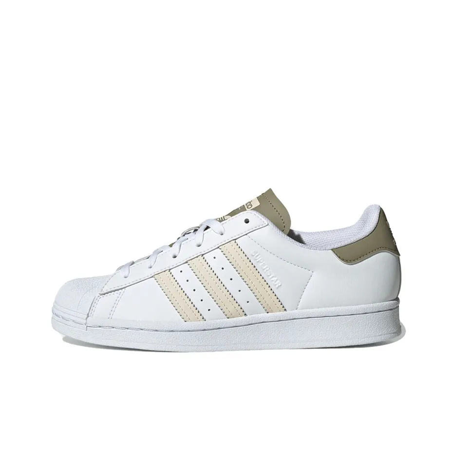 Adidas Originals SUPERSTAR LOW Скейтборд Кроссовки Женские Белый Зеленый