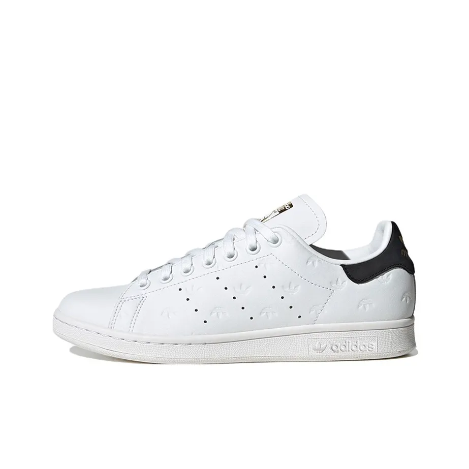 Adidas Stan Smith 'Allover Debossed Trefoils White Black' Women's