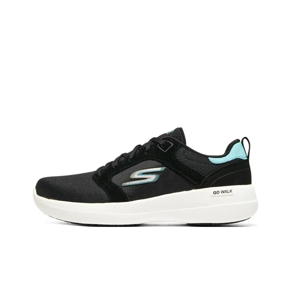 Skechers Go Walk Stability 
Black Aqua
 Women
s
