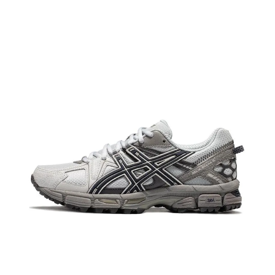 ASICS Гель Kahana 8 Устойчивый к абразиву Дышащий Низкий Топ Повседневные Кроссовки для трейлраннинга Женские Серый Красный