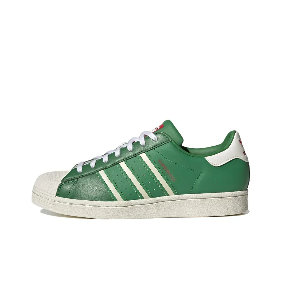 Superstar Adidas Originals 'Green Off White'