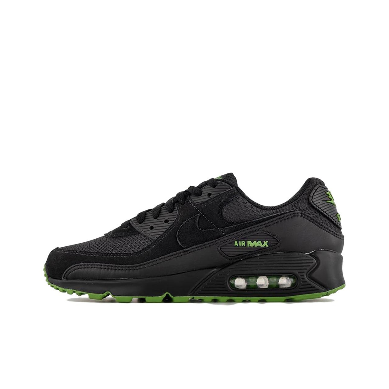 nike air max 90 black and neon green