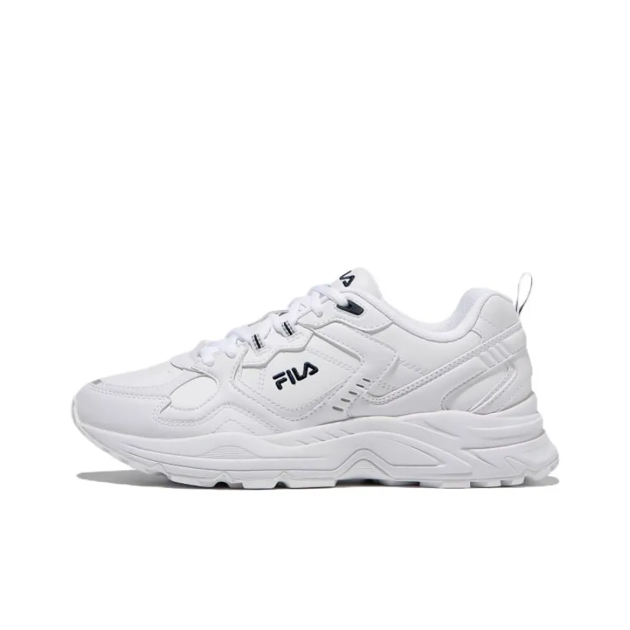 FILA Ranger Low Top Casual Shoes Unisex White Black Korean Style
