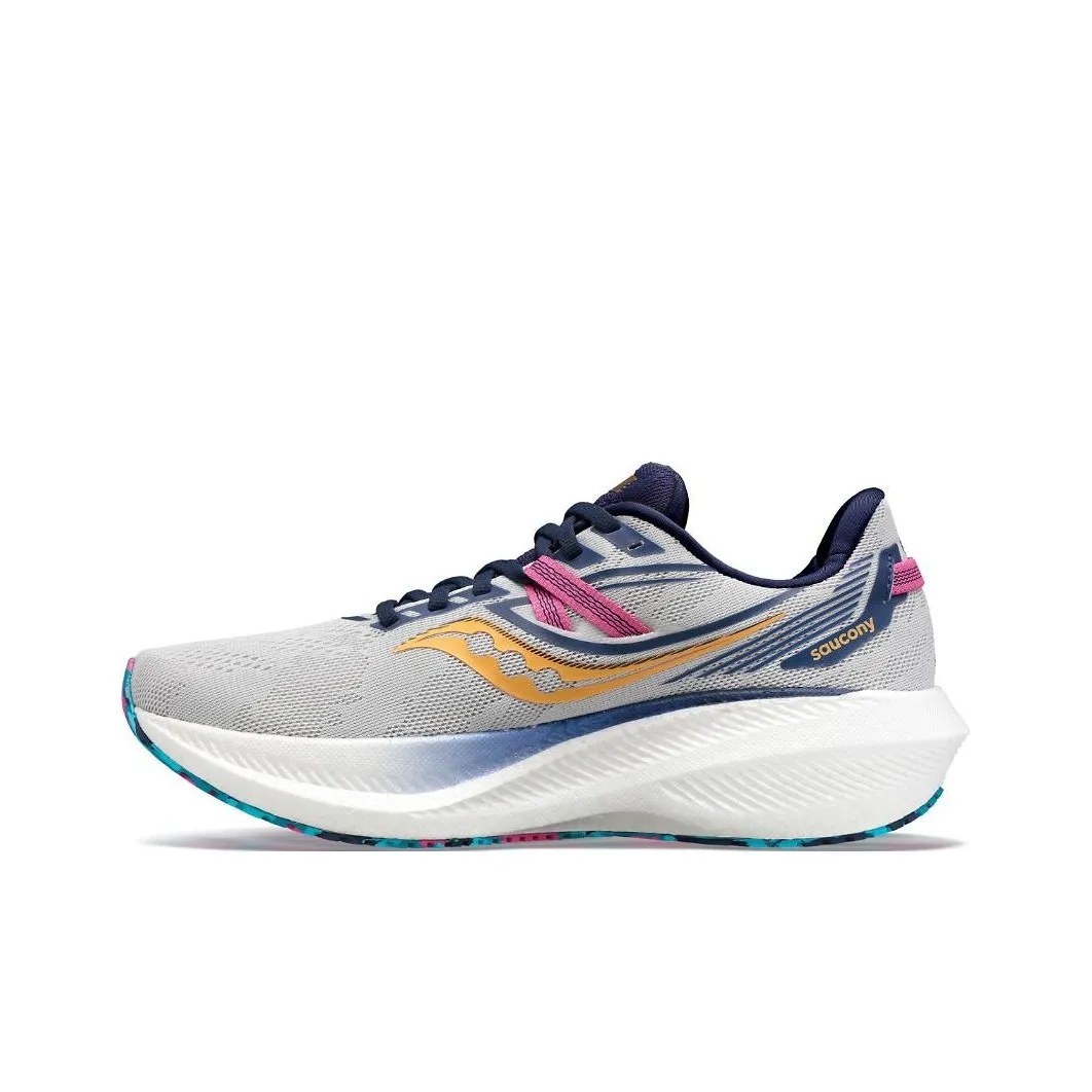 Saucony Triumph 20 Low Top Running Shoes Women's Gray