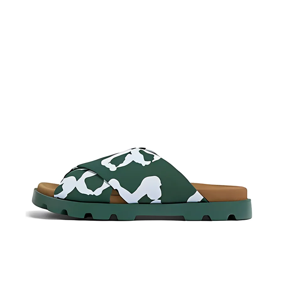 CAMPER Brutus Printed Cross-strap Sandals