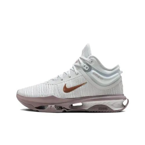 Nike Air ZOOM г.T. Jump 2 Баскетбольные кроссовки MID Топ Белый / Серый Мужские