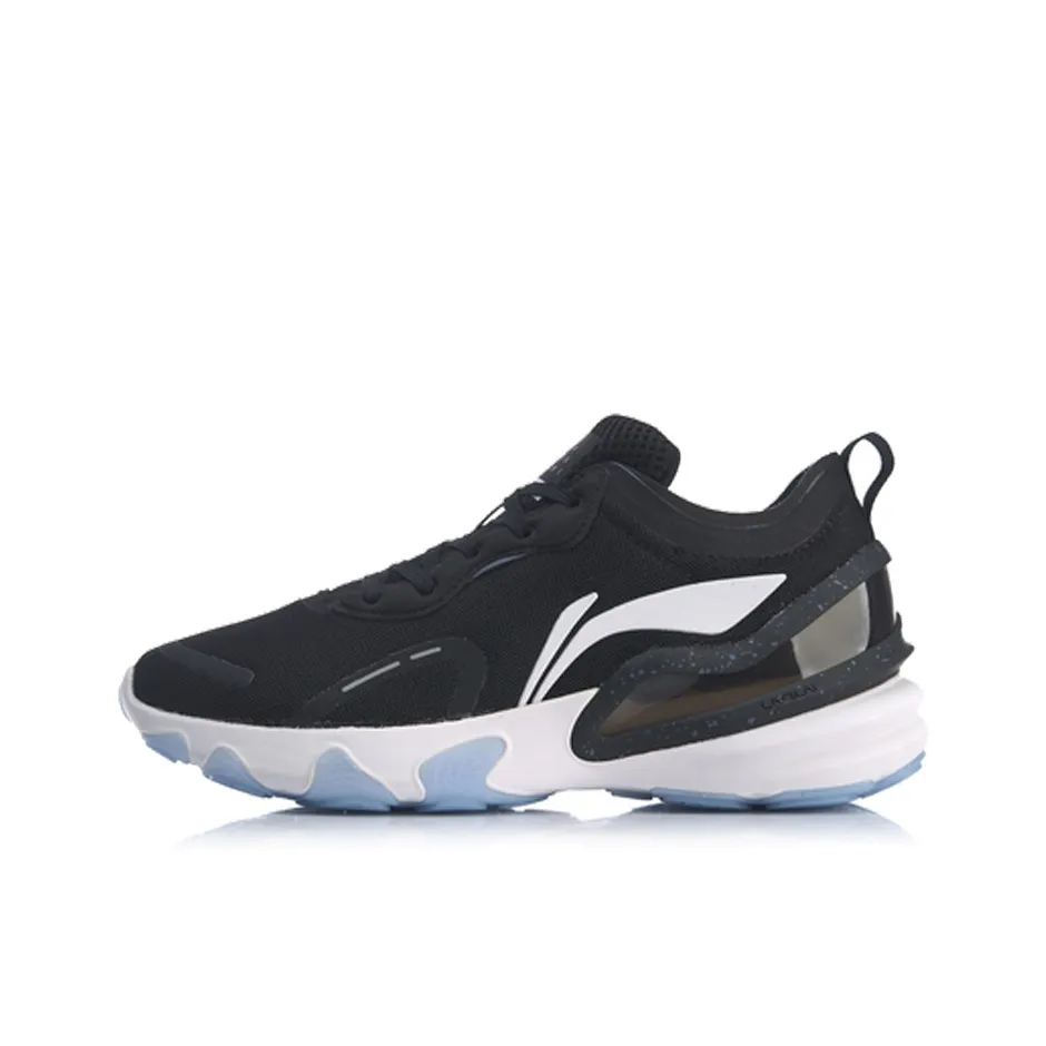 LiNing Arashi Cushioning Support Rebound Low Top Running Shoes Women's Standard Black