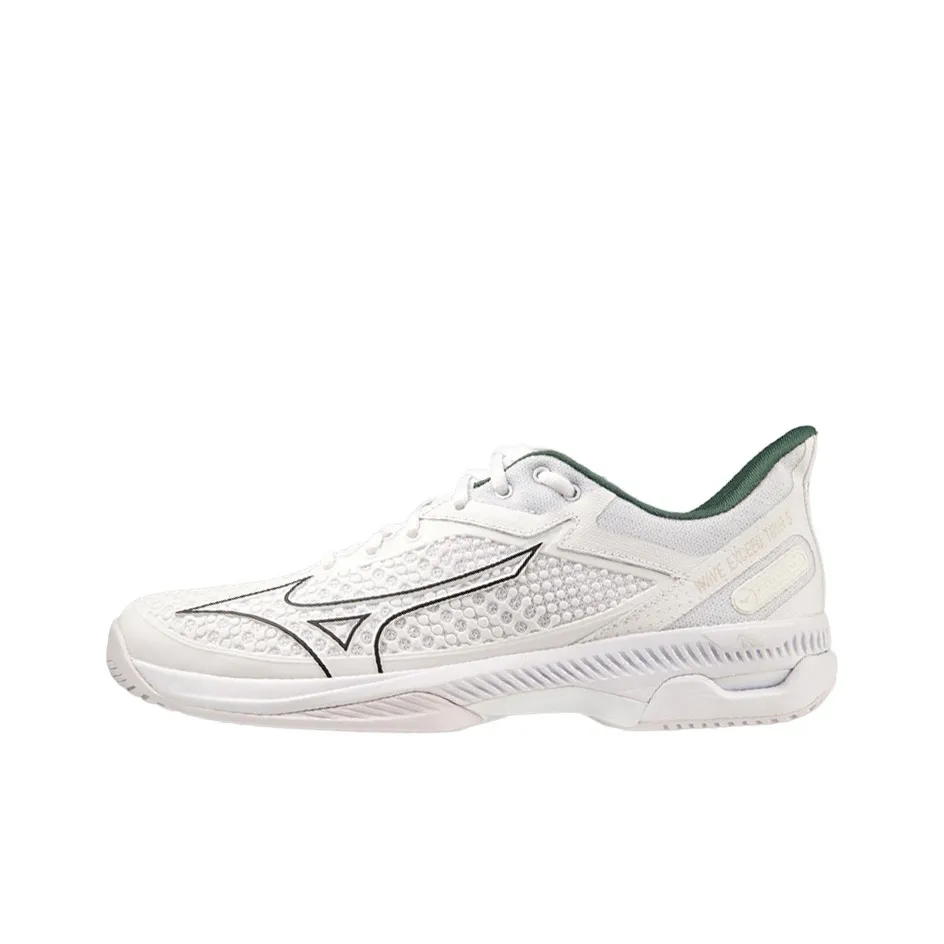 Mizuno Wave Exceed Tour 5 Cushioning Low Top Tennis Shoes Men's White