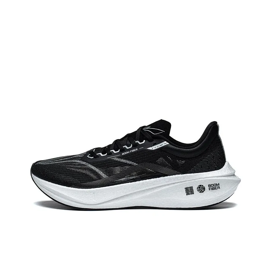 LiNing Feidian 3 Challenger Durable Breathable Low Top Marathon Running Shoes Men's Black