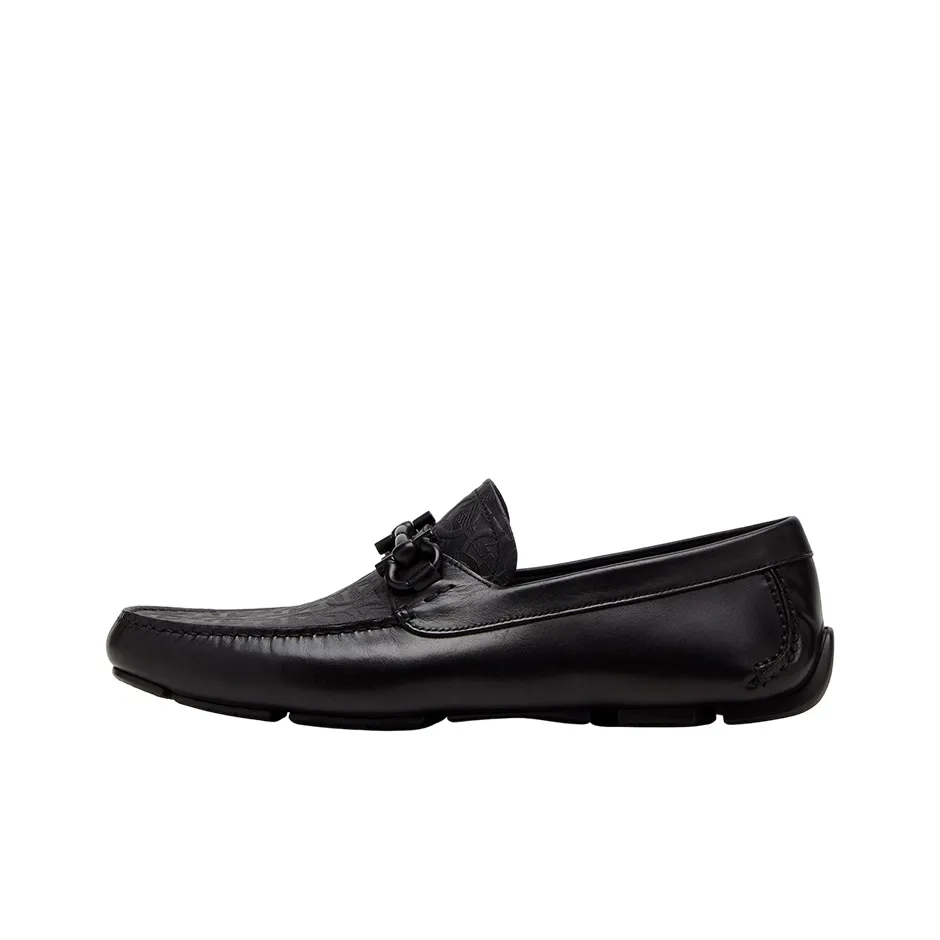 FERRAGAMO Gancini-logo Loafers