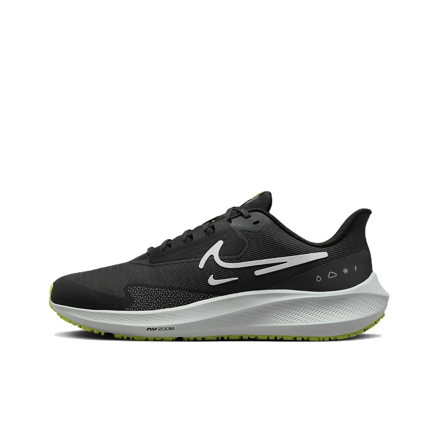 Nike Air Zoom Pegasus 39 Shield Black Dark Smoke Grey Volt