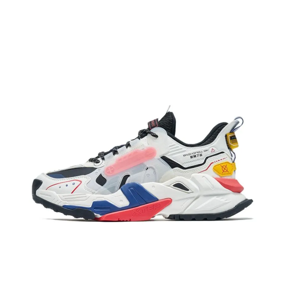 XTEP Mecha Series Casual Shoes Men Low-Top White/Black/Red/Blue
