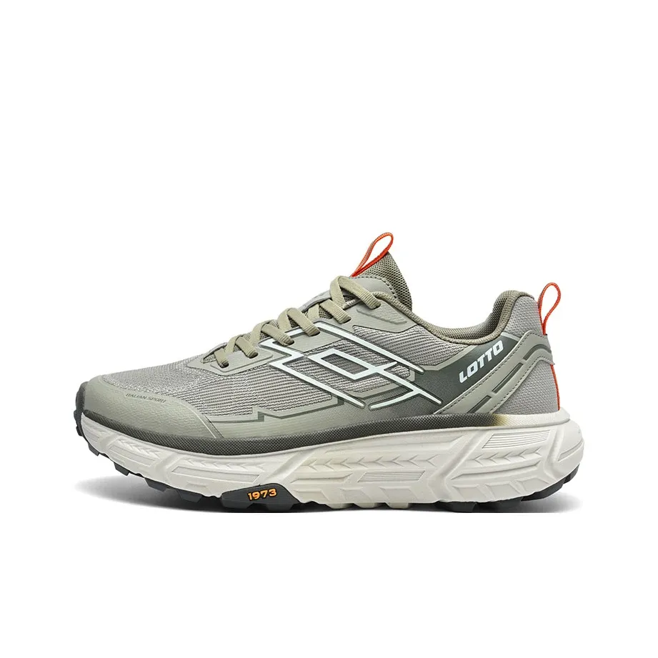 LOTTO Slip-resistant Abrasion-resistant Breathable Lightweight Low-Top Hiking Shoes Men's Cyan Celadon Cyan