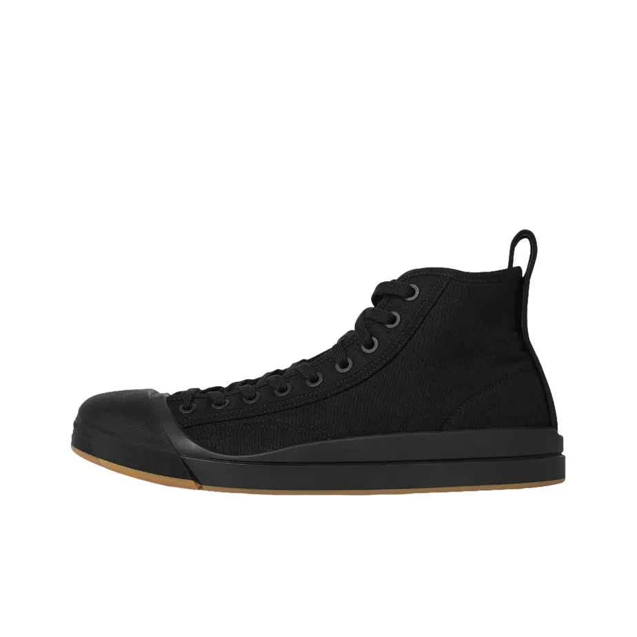 Bottega Veneta Vulcan Stylish Skateboarding Shoes Men's Black