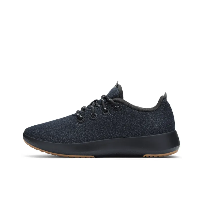 Allbirds Wool RunnerMizzle Shock Absorbers Low Top Casual Shoes Men's Natural Black