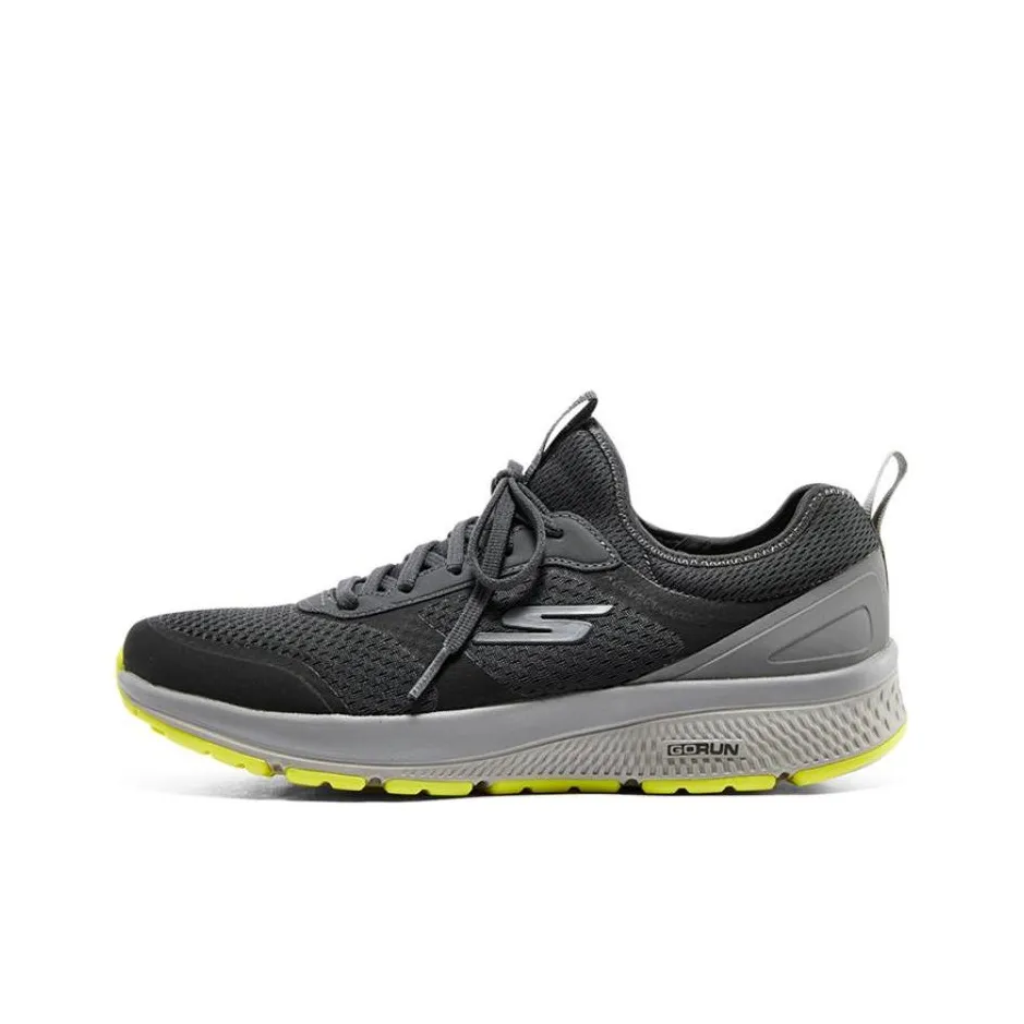 Skechers Go Run Consistent 'Nite Owl Charcoal Lime'