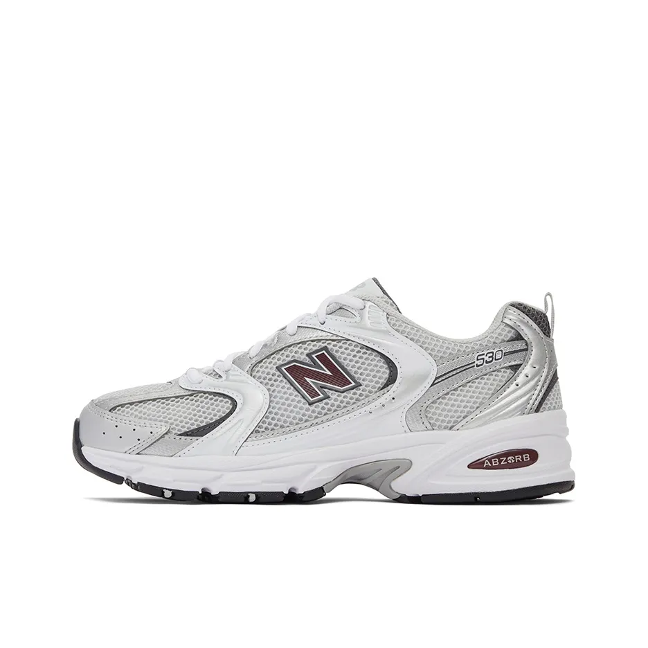 New Balance 530 White Silver