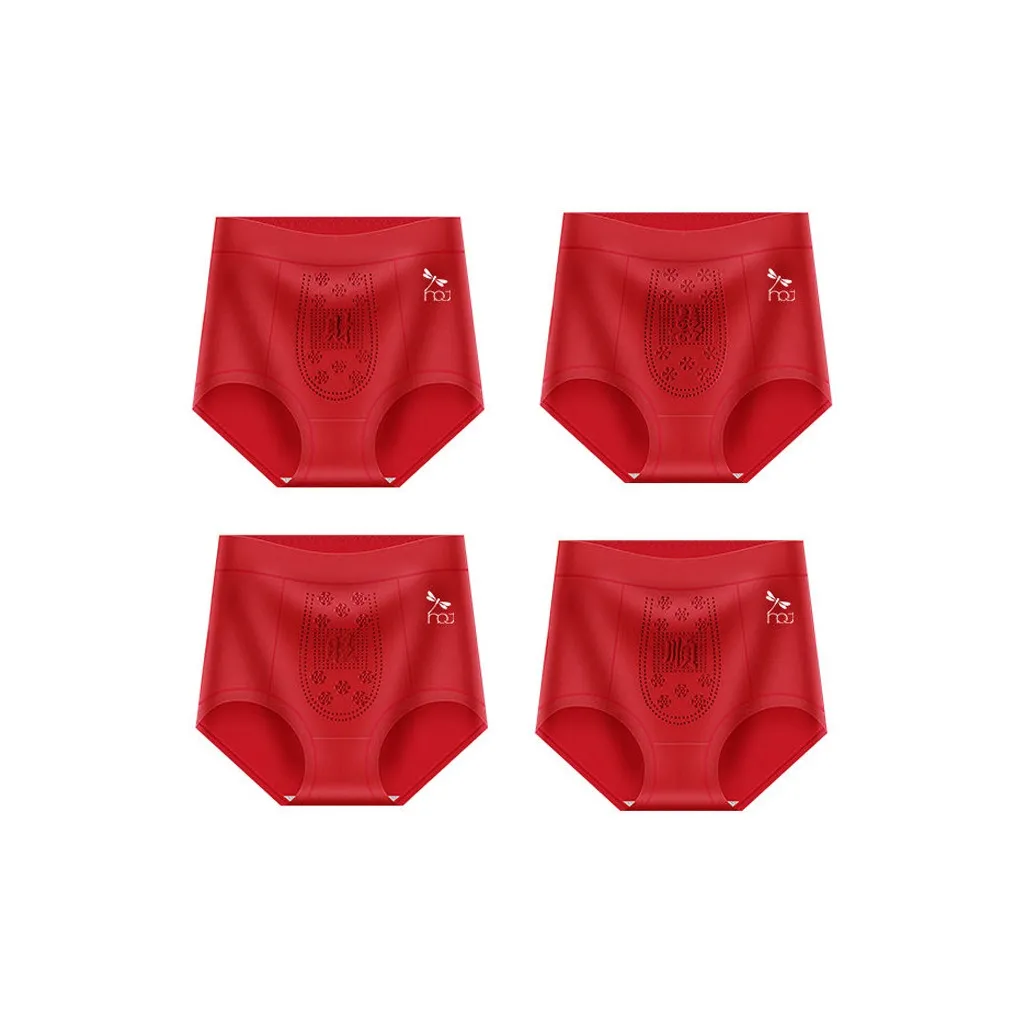 RED DRAGONFLY Cotton Panties Women's 4 Pack Box