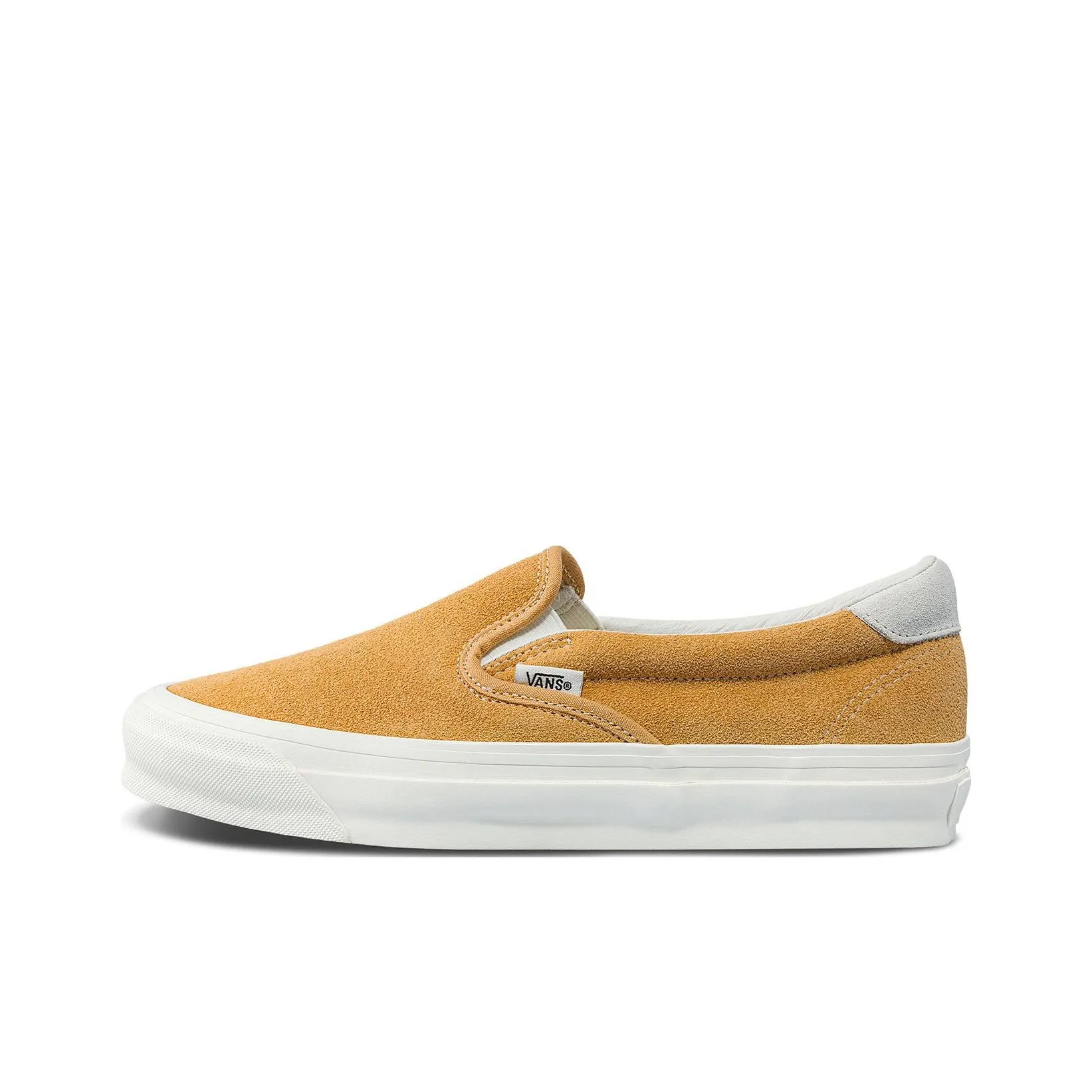 Vans Slip On 59 LX Устойчивые к истиранию Низкие Кроссовки для скейтбординга Унисекс Желтые