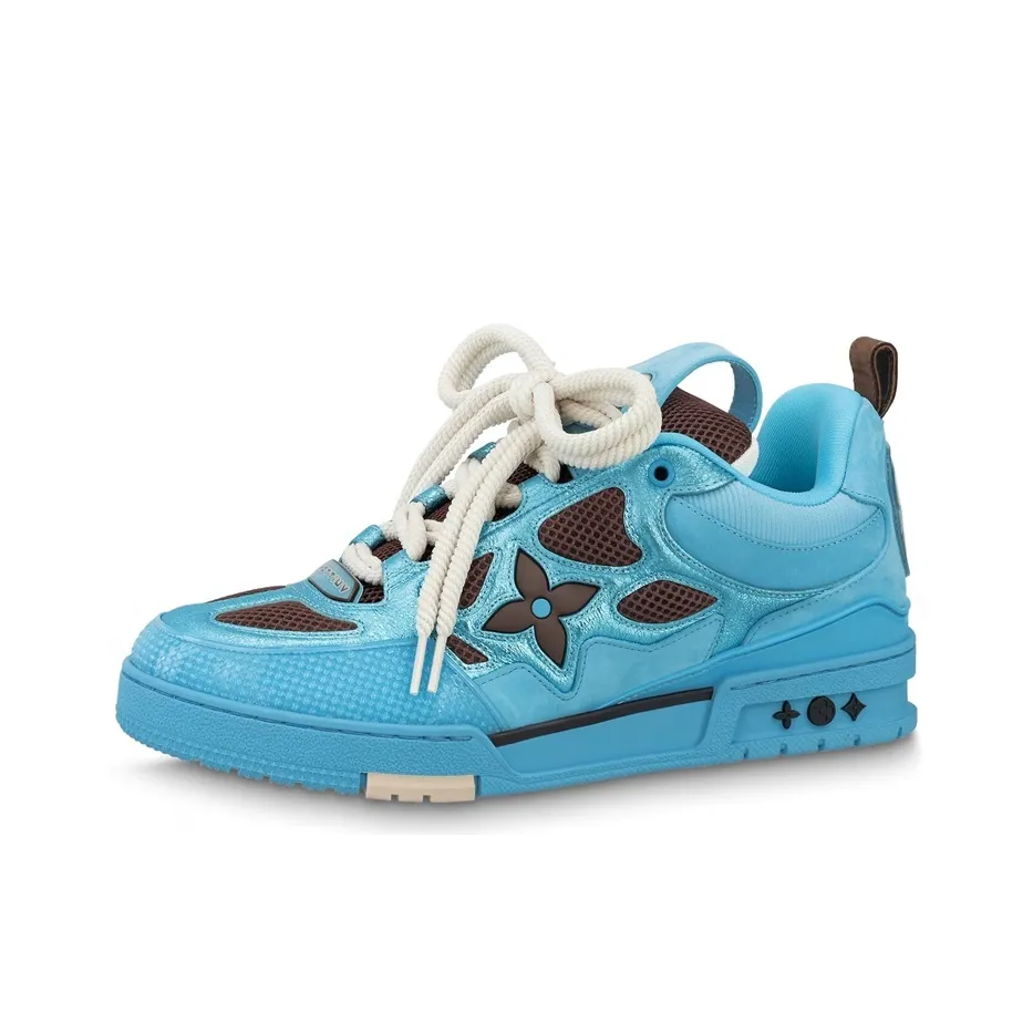 LOUIS VUITTON Skate Sneakers 'Blue Brown'