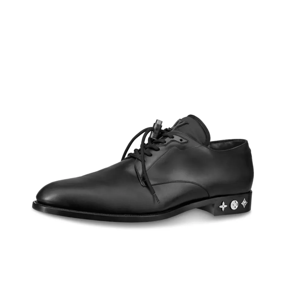 LOUIS VUITTON Formal Casual Shoes Men's Black