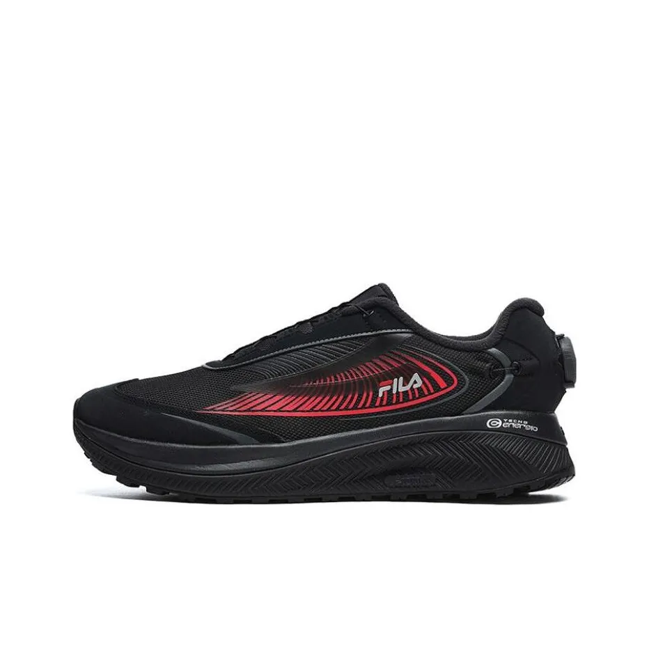 FILA BOA WOLF Low Top Running Shoes Men's Black