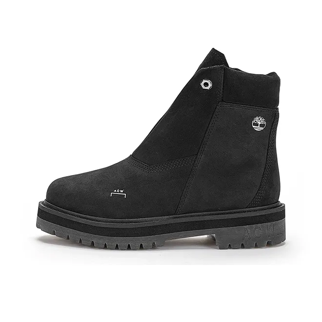 Timberland X A Cold Wall 6 Inch Premium Side Zip Boot 'Jet Black Nubuck' Women's