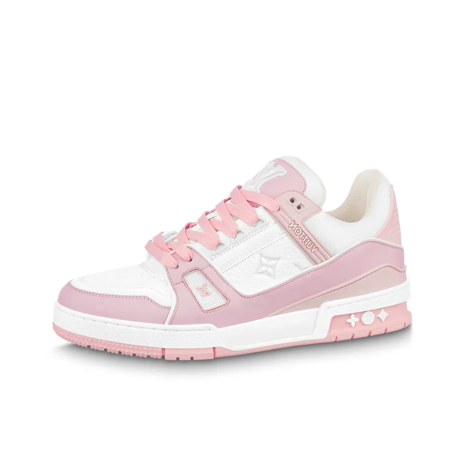 LOUIS VUITTON Lv Trainers 'White Pale Pink'
