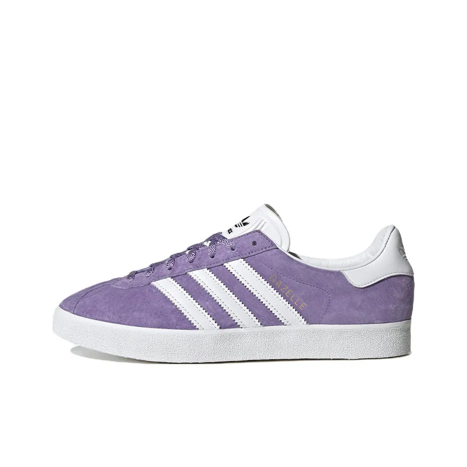 Adidas Originals GAZELLE 85 Low Топ Скейтборд Кроссовки Унисекс Фиолетовый Белый