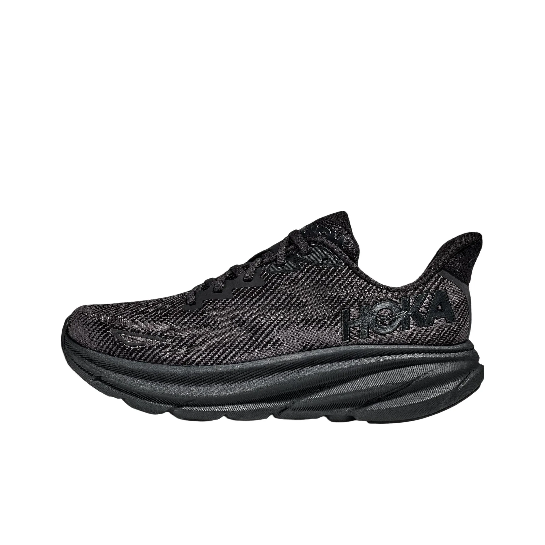 HOKA ONE ONE Clifton 9 Wide 'Triple Black'