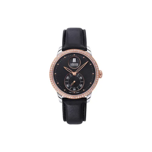 UNION GLASHUTTE/SA Автоматический Механический Движение Женские Часы 36,5 мм Черные