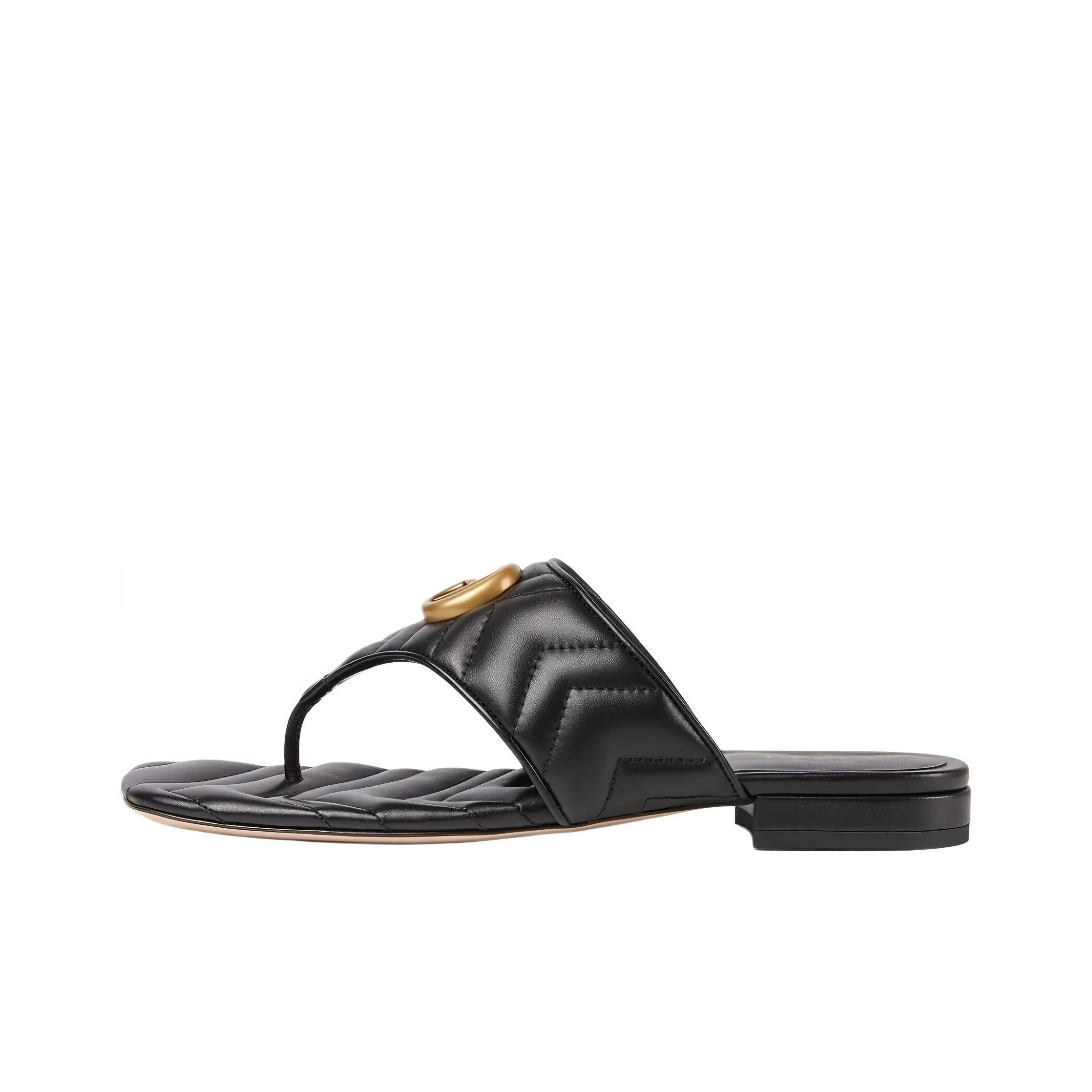 GUCCI GG Marmont Flip Flops Women's