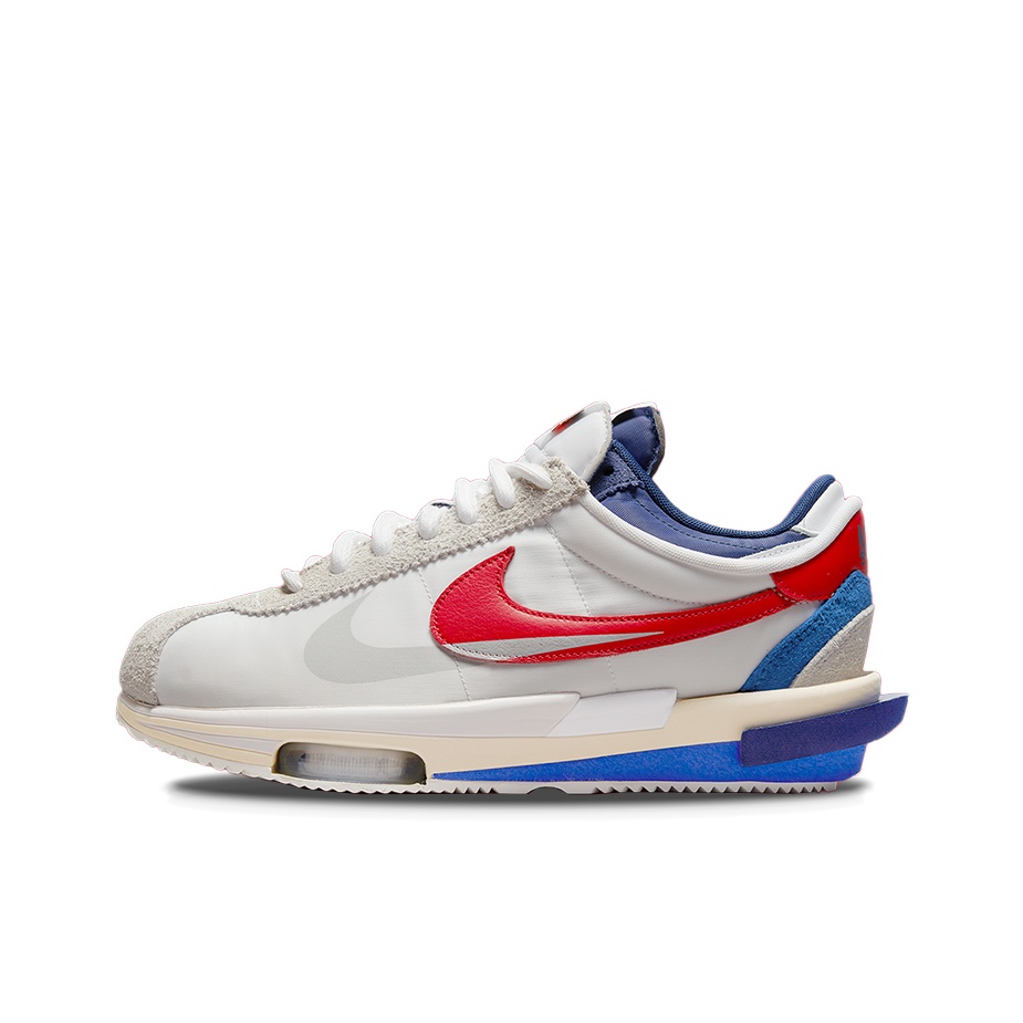 Nike white red blue shoes hotsell