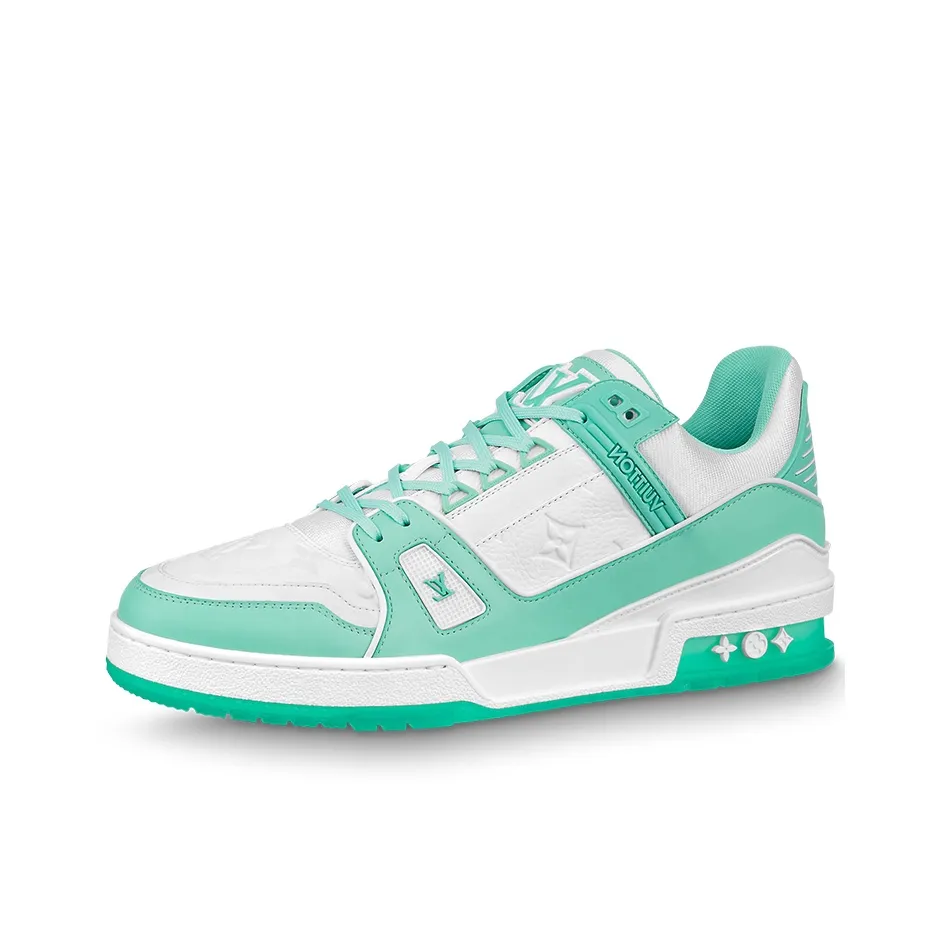 LOUIS VUITTON Trainer Sneakers 'Teal White'