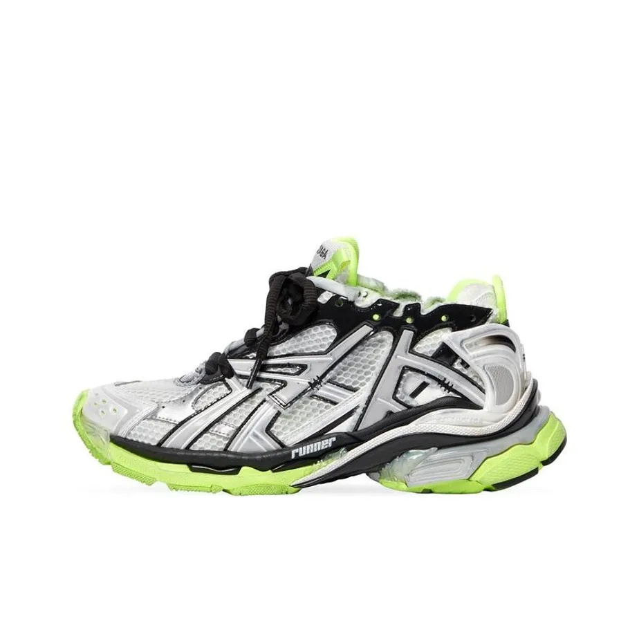 Balenciaga Runner White Neon Yellow