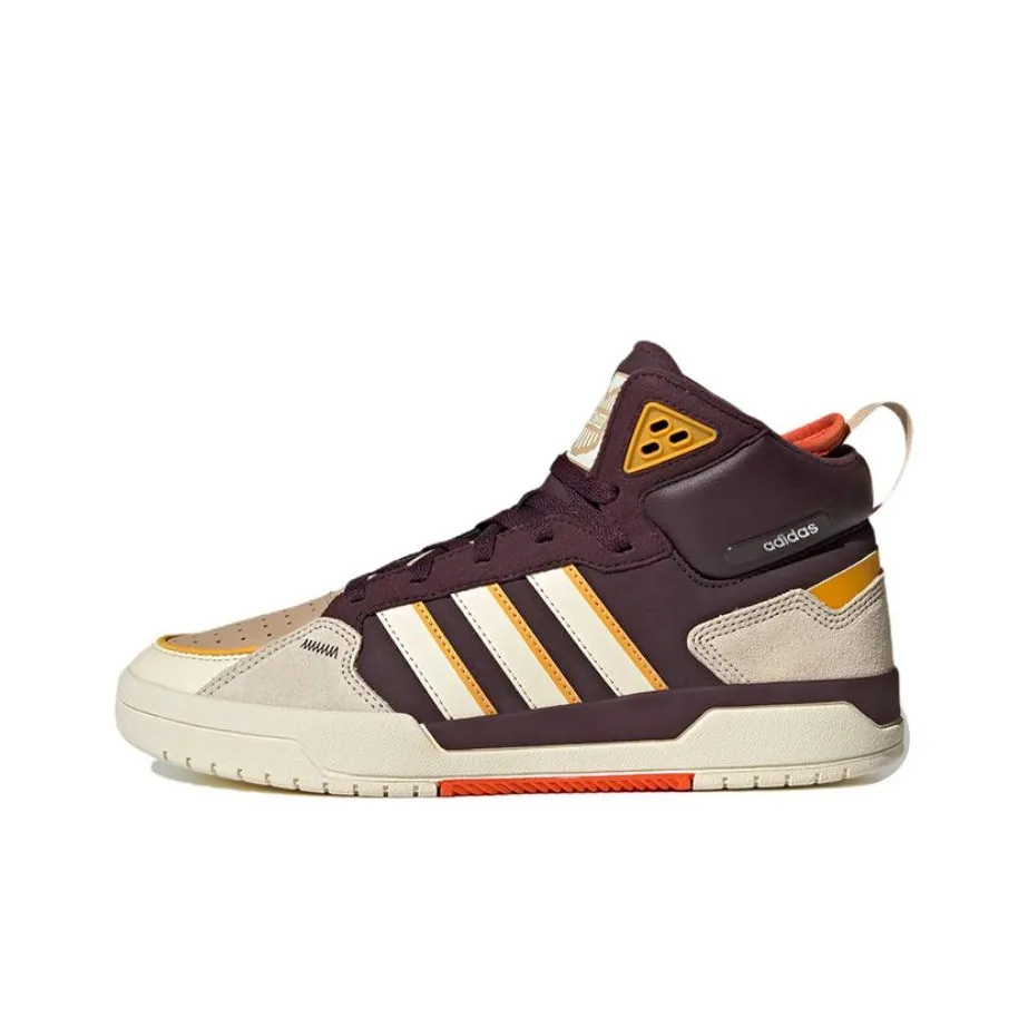 ADIDAS NEO 100DB MID Топ Скейтборд Кроссовки Унисекс Бежевый Коричневый