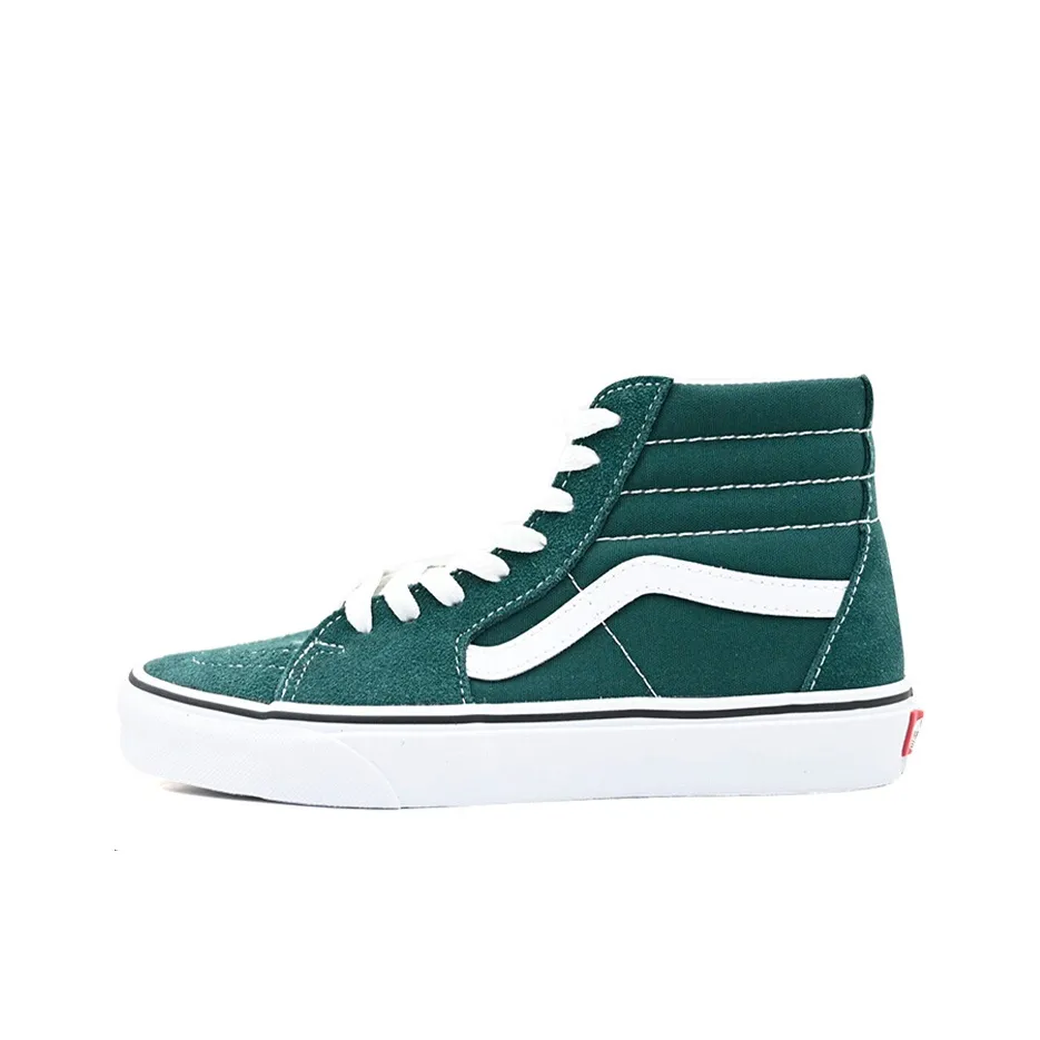 VANS SK8 High Топ Скейтборд Кроссовки Унисекс Темно-зеленый